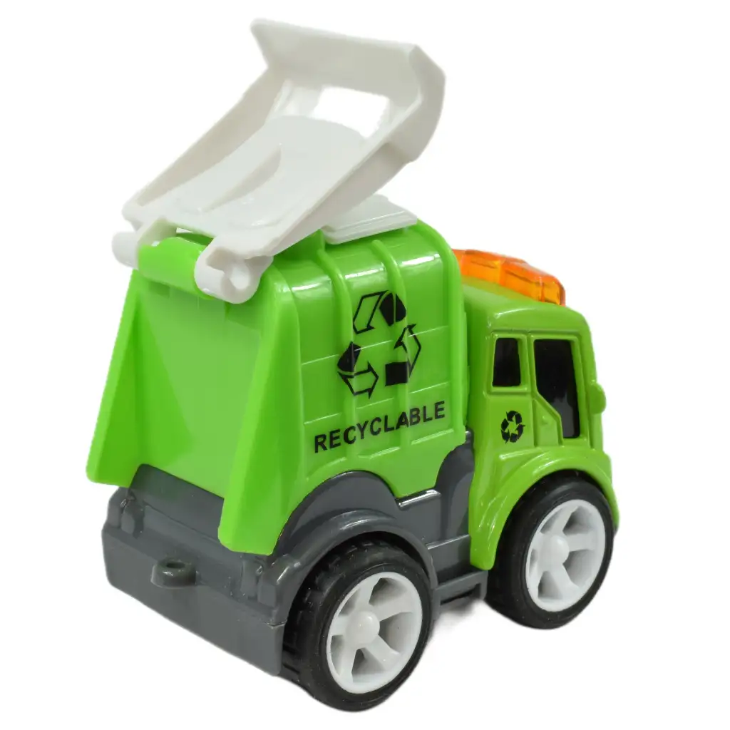 Speed Racer: Schwungrad-Müllwagen in verschiedenen Ausführungen 6cm 1 Stück kép 8