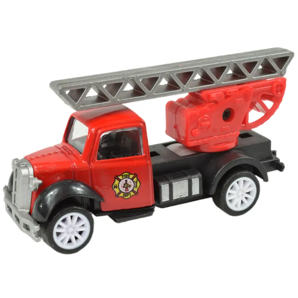 Speed Racer: Schwungrad-Feuerwehrwagen in verschiedenen Ausführungen 7cm 1 Stück kép 6