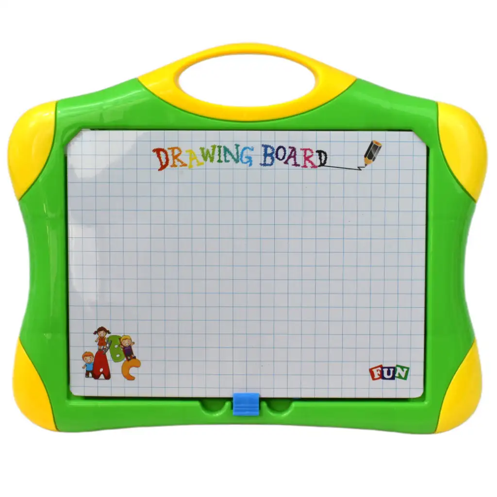 Zeichenbrett: Multifunktionales magnetisches Zeichenbrett mit Stift und Buchstaben 30x24cm kép 3