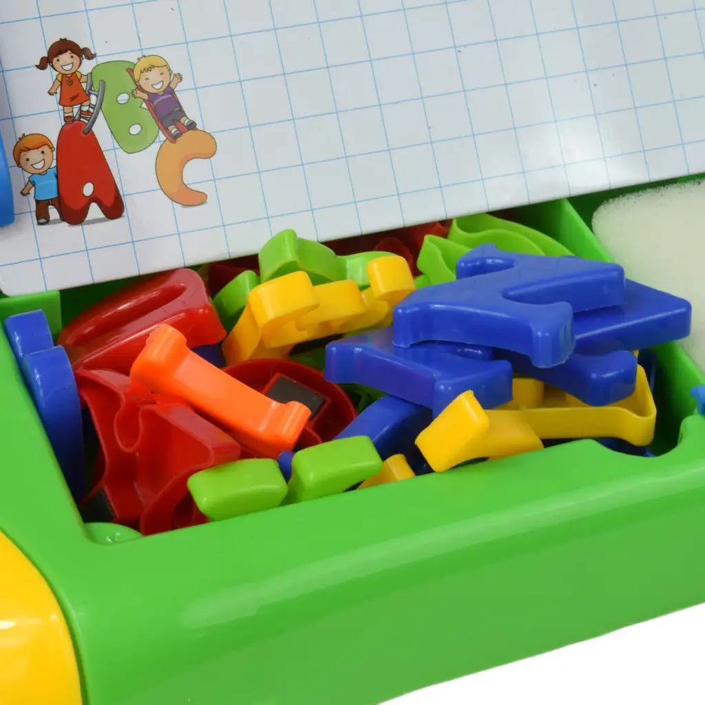 Zeichenbrett: Multifunktionales magnetisches Zeichenbrett mit Stift und Buchstaben 30x24cm kép 5