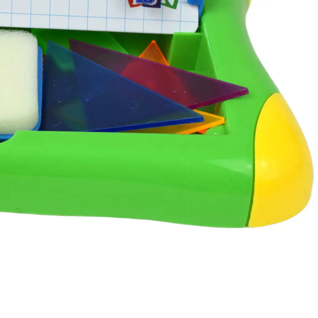 Zeichenbrett: Multifunktionales magnetisches Zeichenbrett mit Stift und Buchstaben 30x24cm kép 6