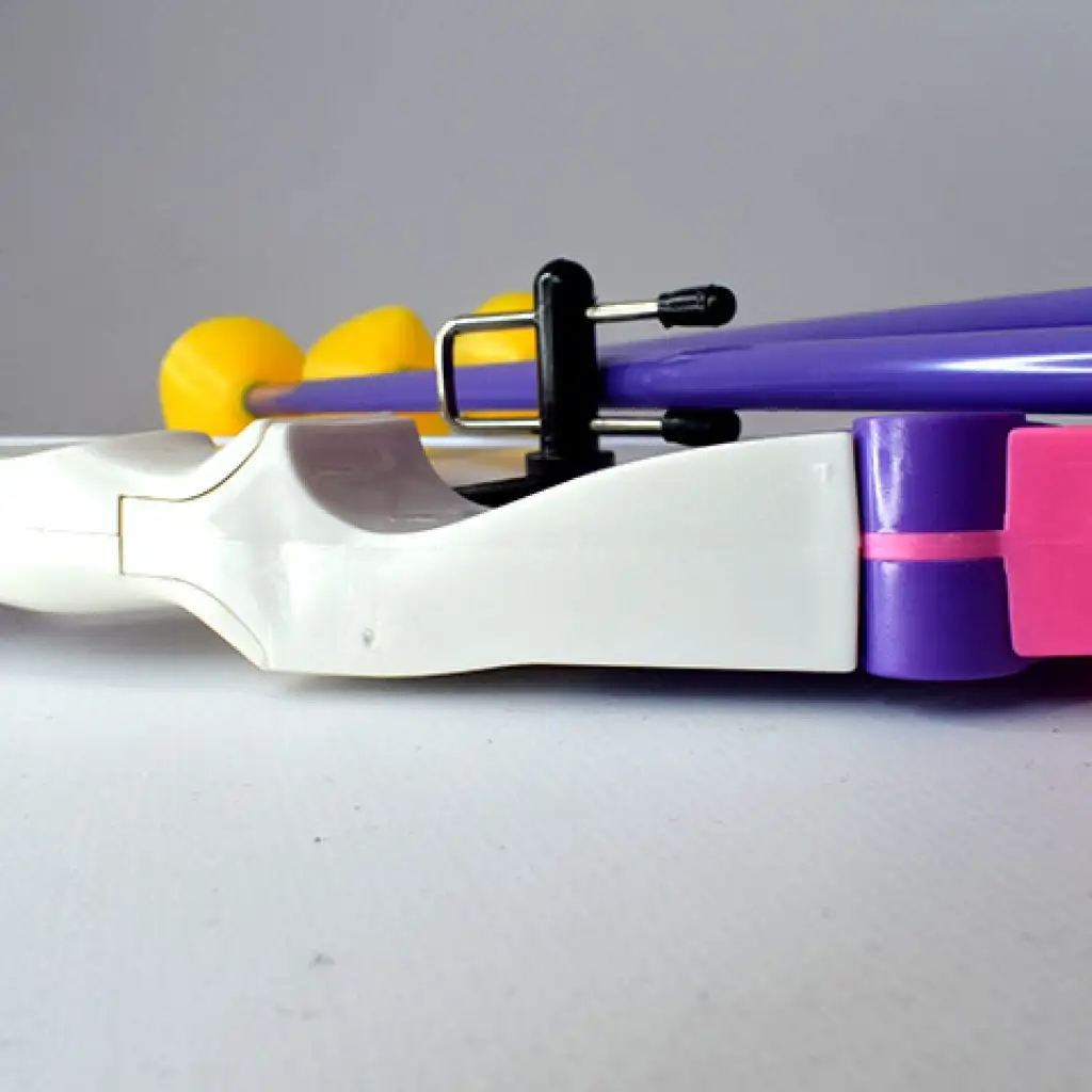 Rosa Bogenset mit Saugnapfpfeilen 54cm kép 2