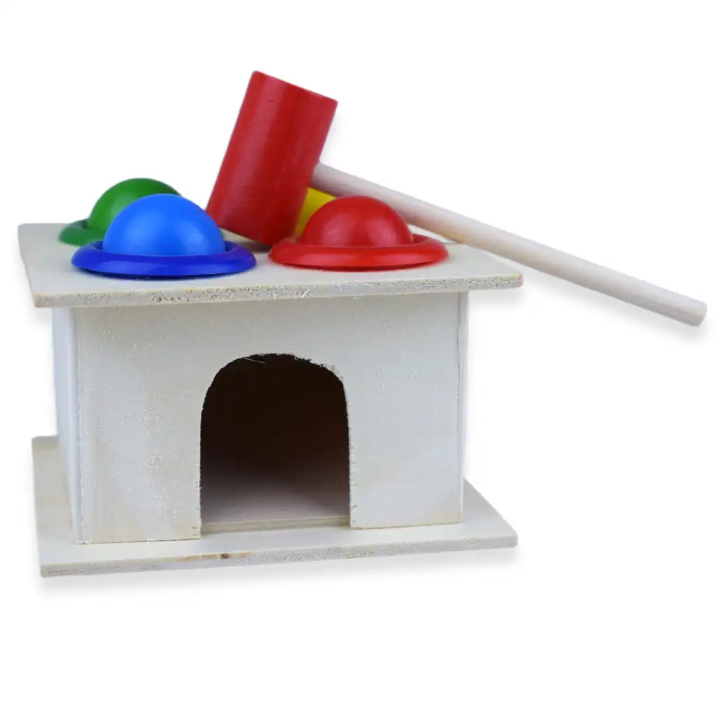 Konck the Ball ist ein Geschicklichkeitsspiel aus Holz. kép 2