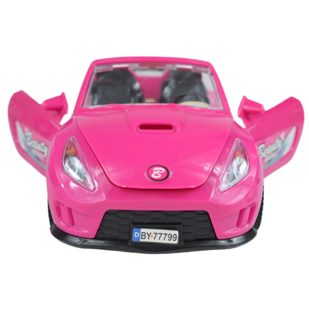 Fashion Sport Car: Rosa Sportwagen-Set mit Licht und Sound, mit Hubschrauber kép 5