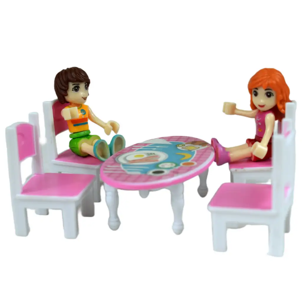 Fashion Sport Car: Rosa Sportwagen-Set mit Licht und Sound, mit Hubschrauber kép 2