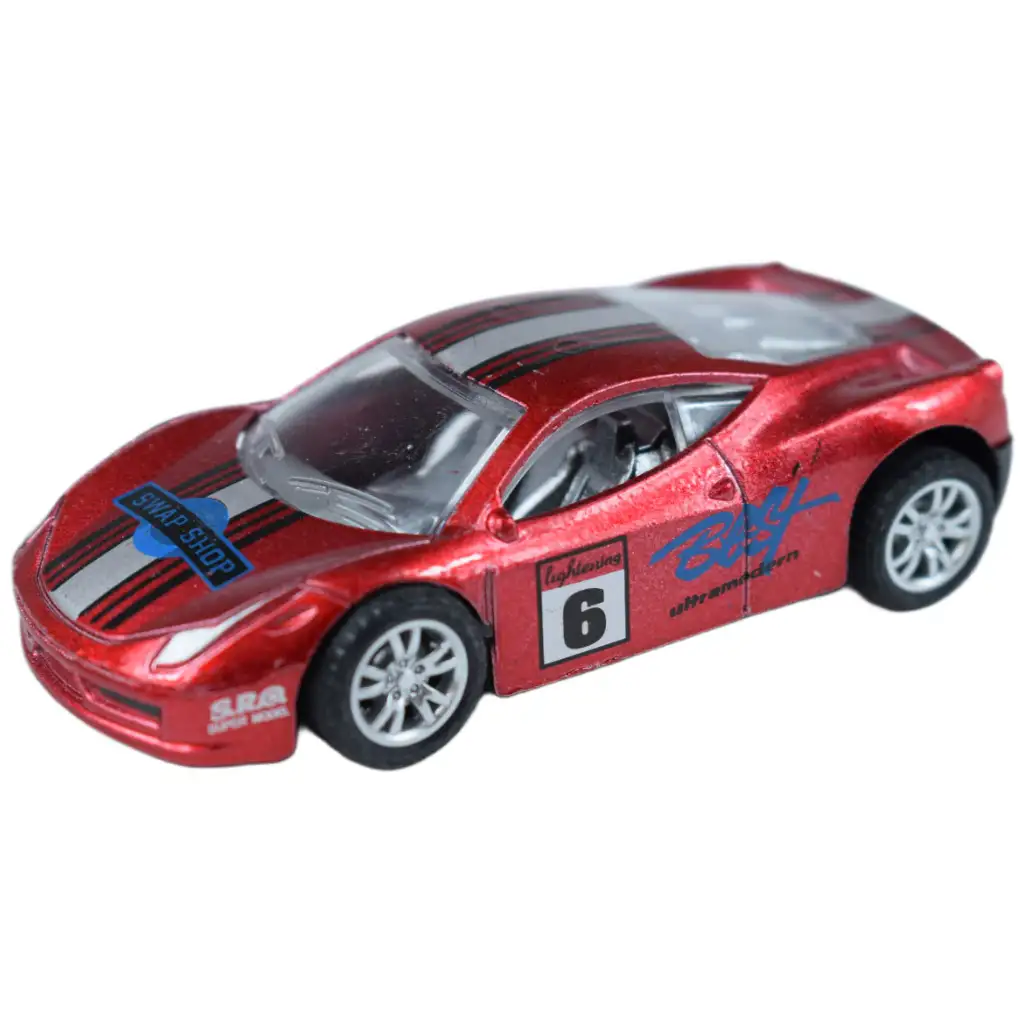 Automodell: Metall-Rennwagen in verschiedenen Ausführungen 7cm 1/50 1 Stück kép 6