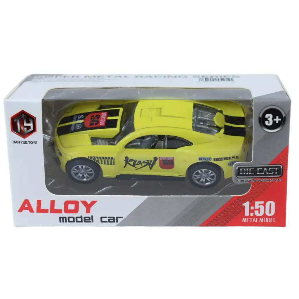 Automodell: Metall-Rennwagen in verschiedenen Ausführungen 7cm 1/50 1 Stück kép 10