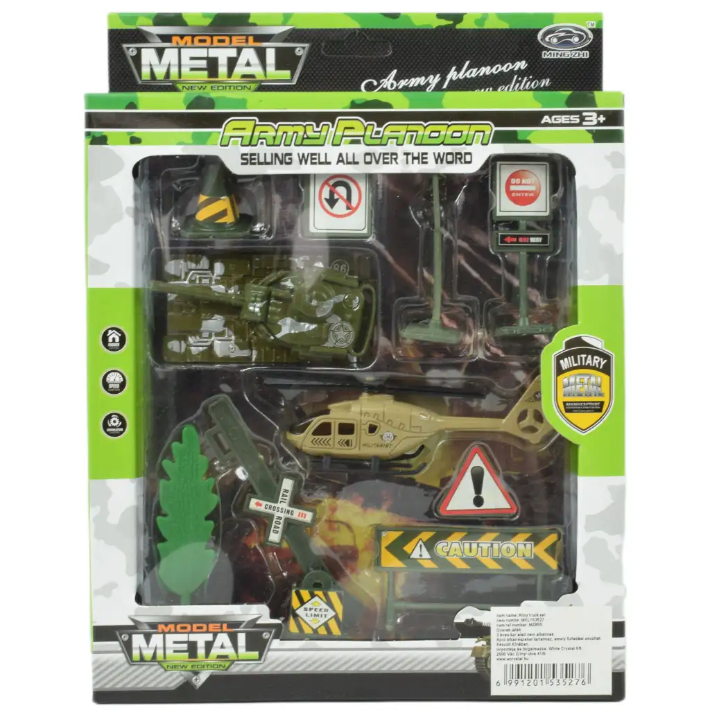 Super Army: Militär-Spielset mit Fahrzeugen und Zubehör in verschiedenen Ausführungen 1 Stück kép 13