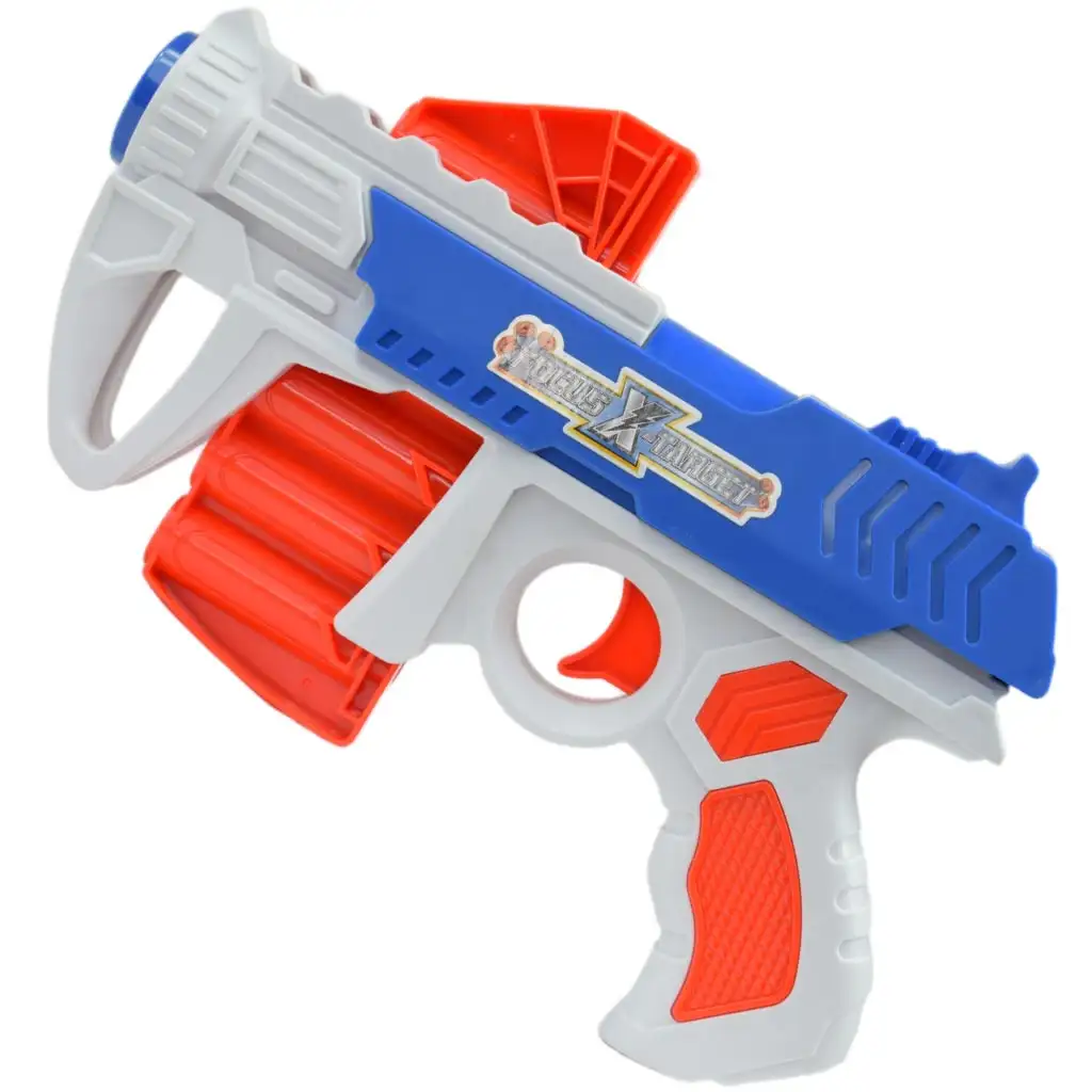 Dart League: Elektronische drehbare Zielscheibe, manuelle Schaumstoffpistole und Geschosse kép 2