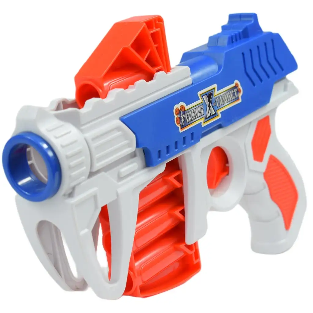 Dart League: Elektronische drehbare Zielscheibe, manuelle Schaumstoffpistole und Geschosse kép 3