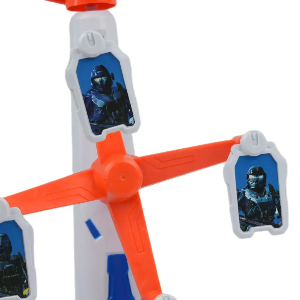 Dart League: Elektronische drehbare Zielscheibe, manuelle Schaumstoffpistole und Geschosse kép 7