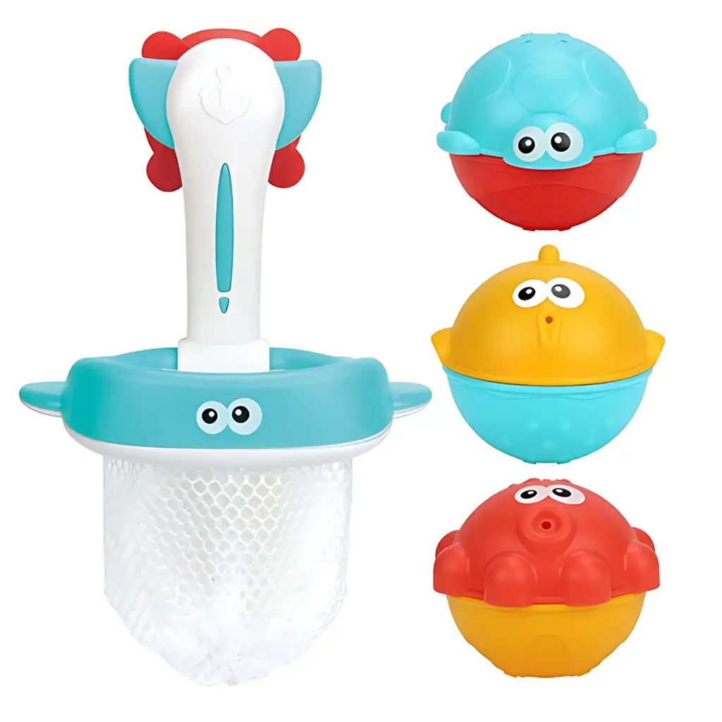 Happy World: Angelspiel mit Meerestieren Badespielzeug kép 2