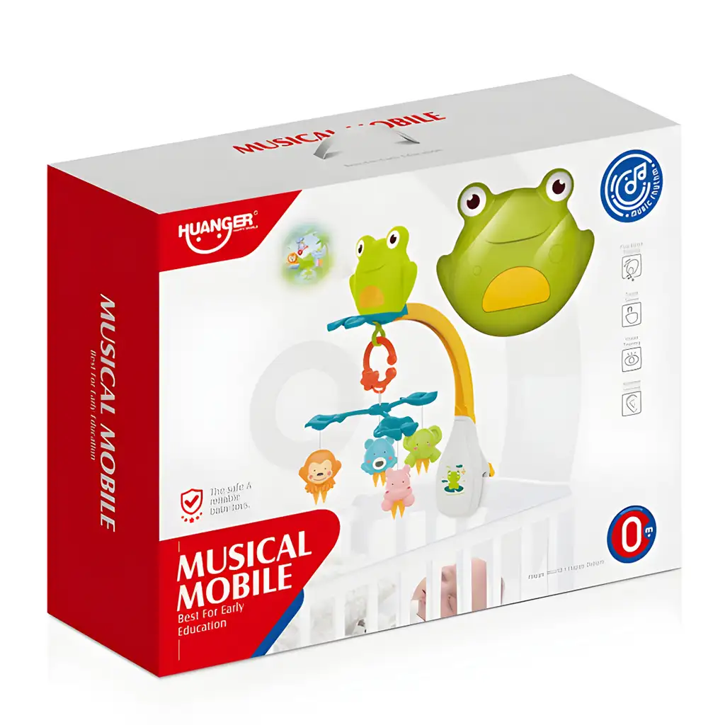 Music World: Fröhlicher Breki-Baby-Mobile mit Geräusch kép 4