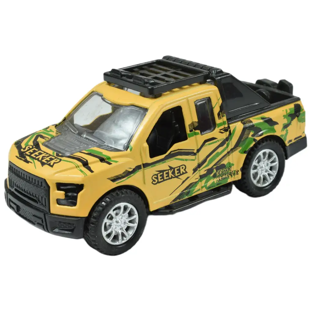 Fast Racer: Schwungrad PickUp-Geländewagen in verschiedenen Ausführungen 11cm kép 4