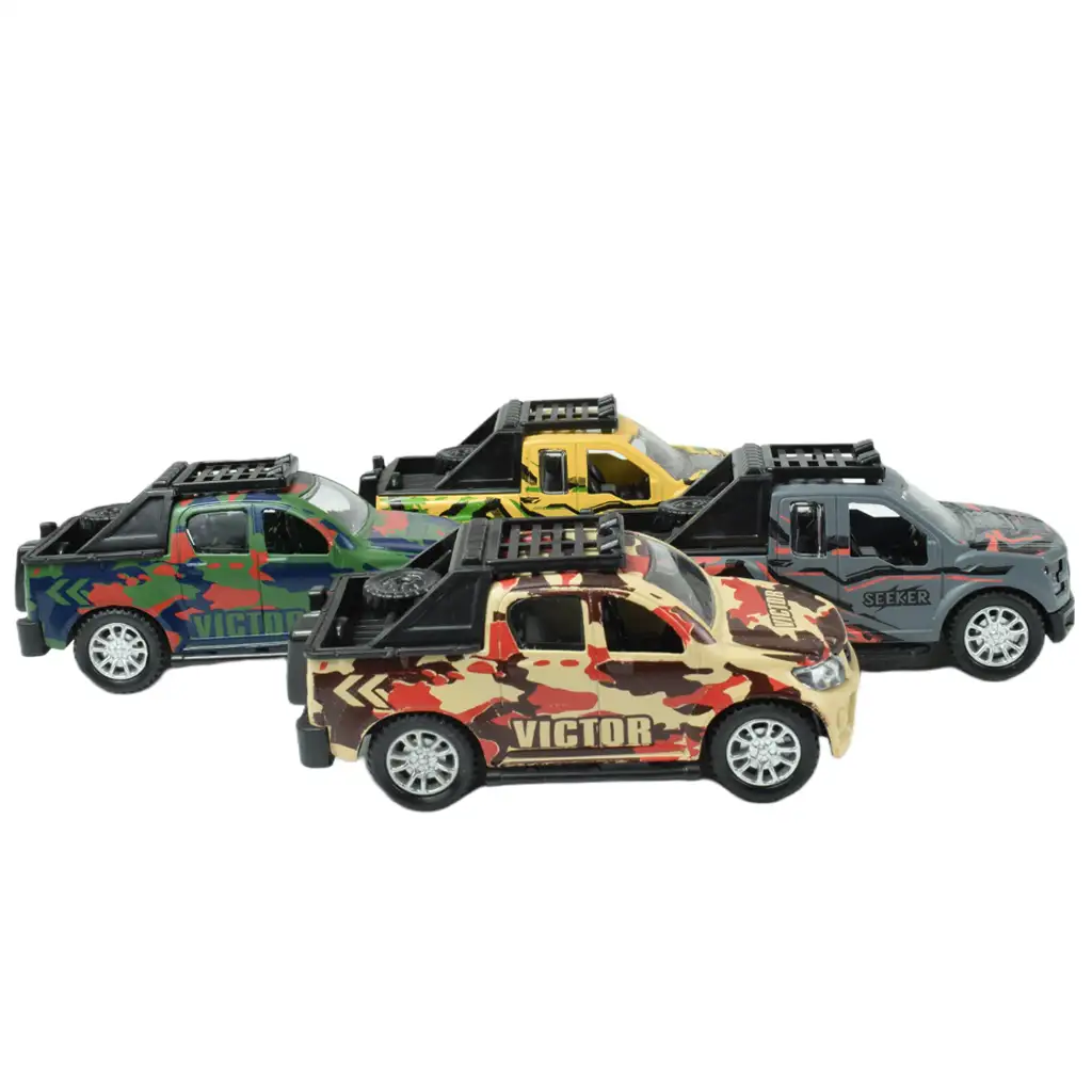 Fast Racer: Schwungrad PickUp-Geländewagen in verschiedenen Ausführungen 11cm kép 7