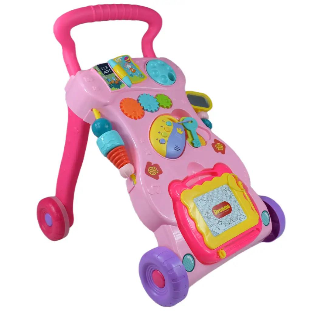 Happy World: Rosa Gehfrei zur Förderung von Fähigkeiten kép 2