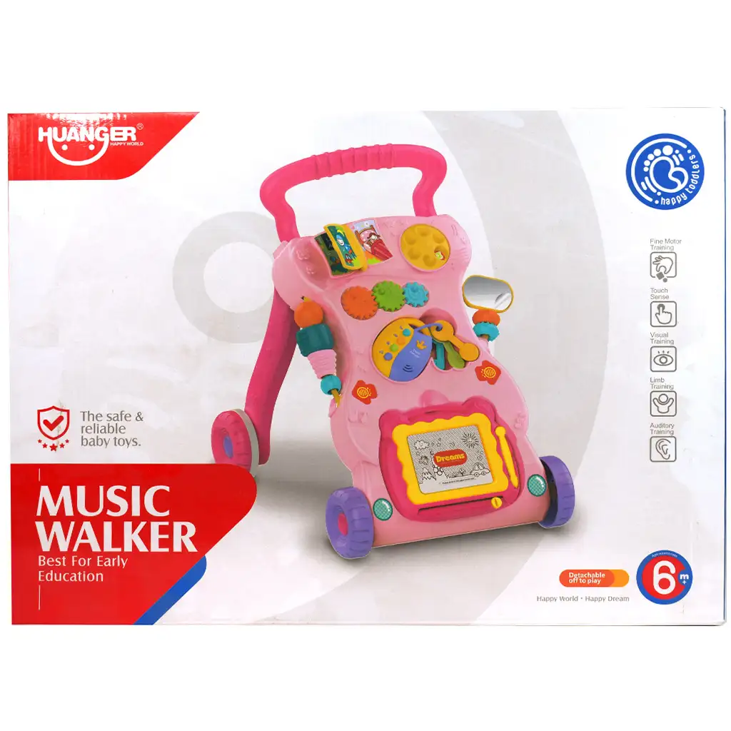 Happy World: Rosa Gehfrei zur Förderung von Fähigkeiten kép 5