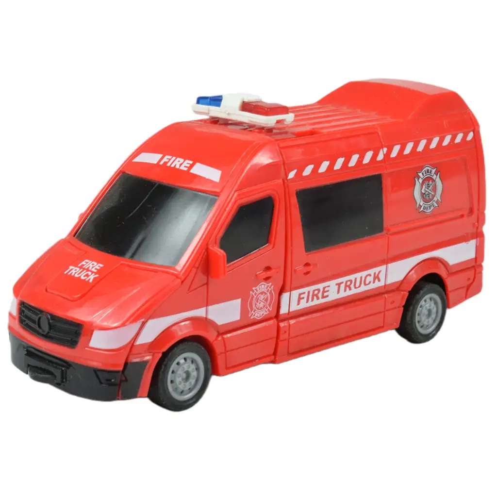 Ambulanz: Rettungswagen, der sich in einen Roboter verwandelt, in zwei Varianten, 13 cm kép 6