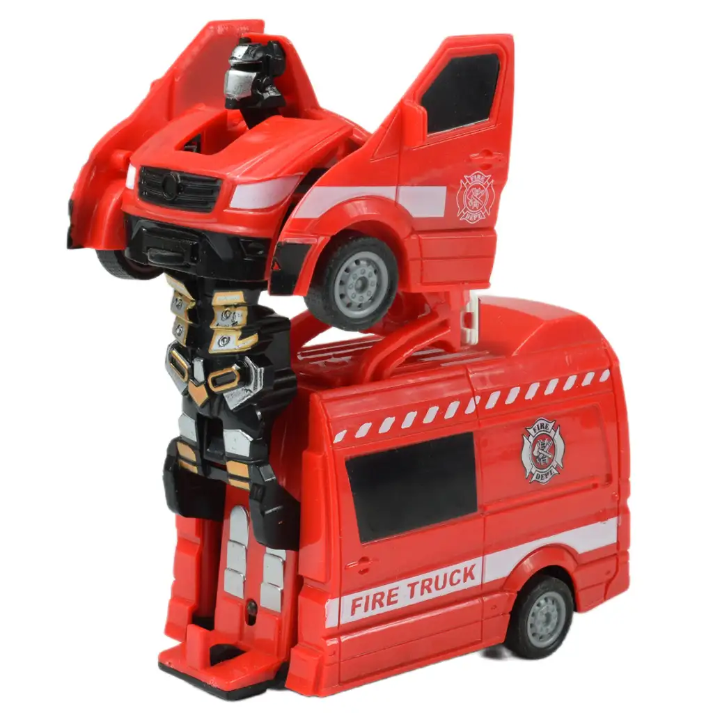 Ambulanz: Rettungswagen, der sich in einen Roboter verwandelt, in zwei Varianten, 13 cm kép 8