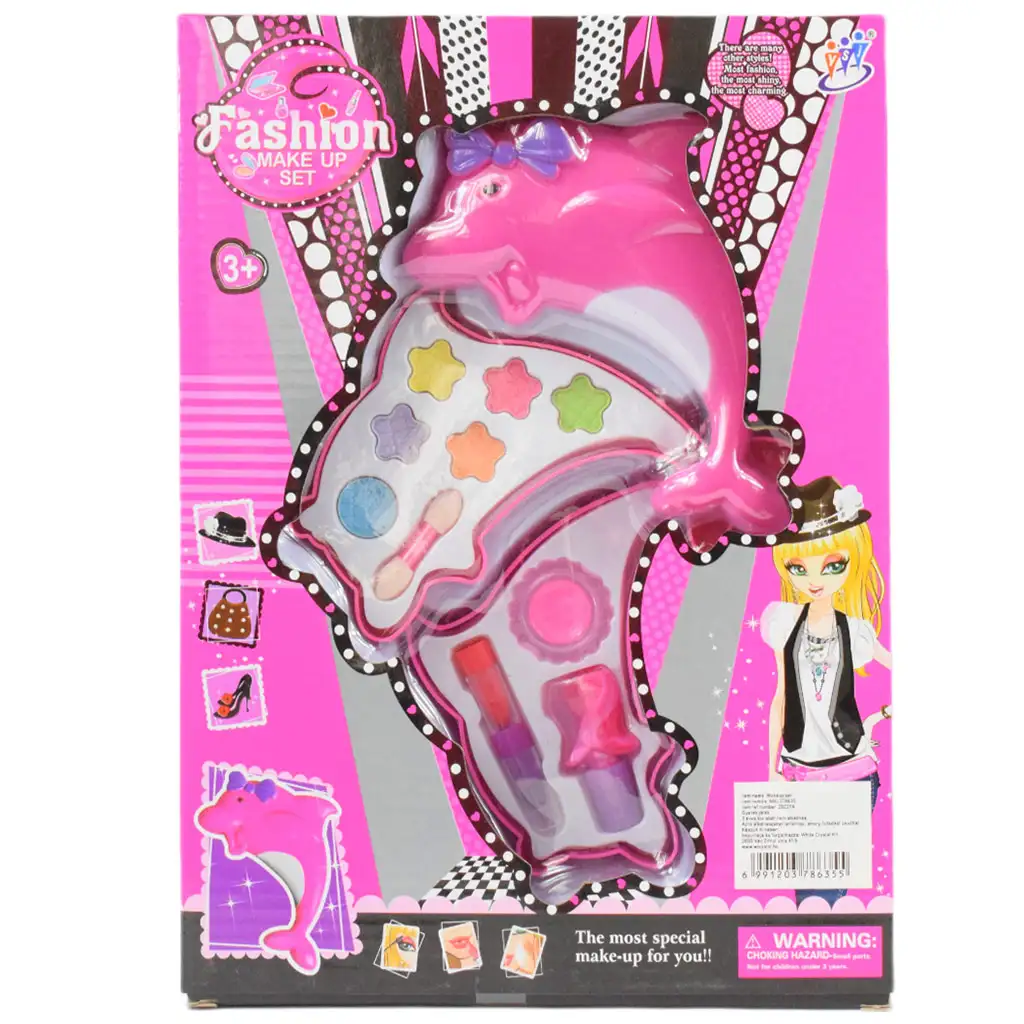 Fashion Make Up: Delfinförmiges zweistöckiges Schminkpaletten-Set kép 5