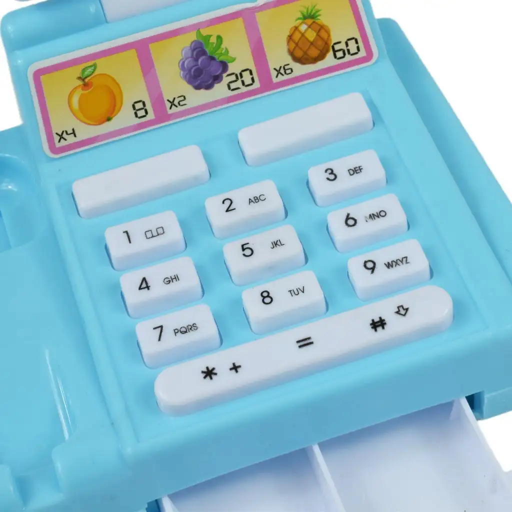 Happy Shopping: Registrierkasse mit öffnender Kasse in zwei Varianten 12,5 cm kép 4