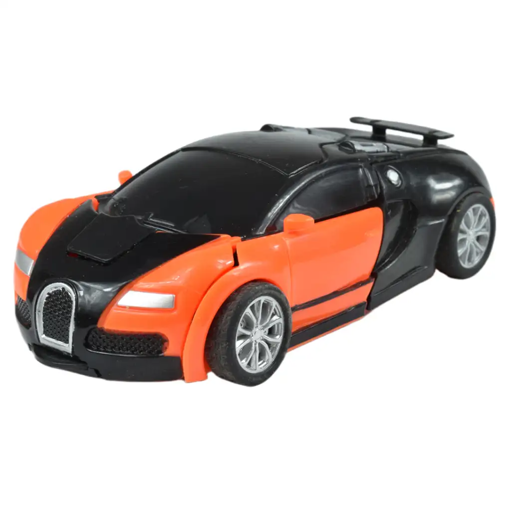 Rennwagen: Schwungrad-Sportwagen, der in einen Roboter umgewandelt werden kann, in verschiedenen Ausführungen, 13 cm kép 2