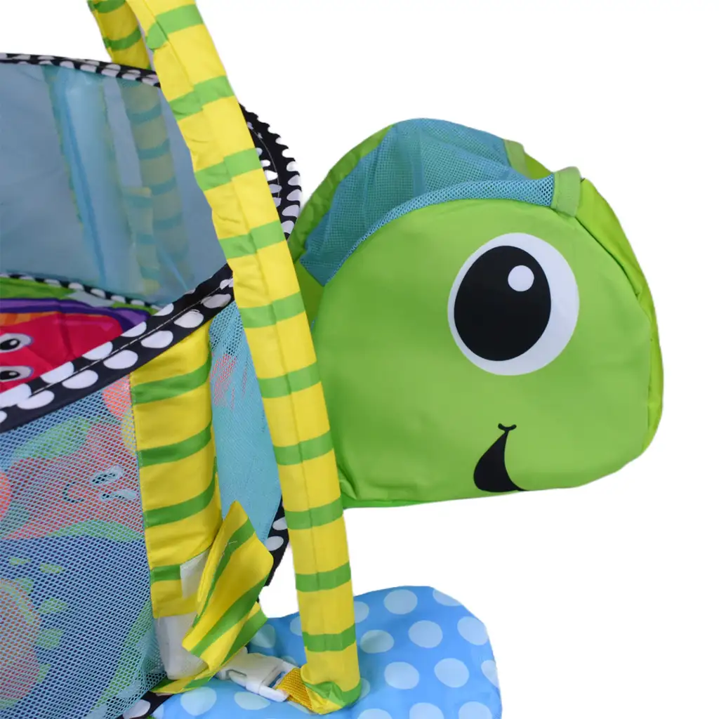 Schildkröten-Babypool mit Bällen und Zubehör 70x90cm kép 3