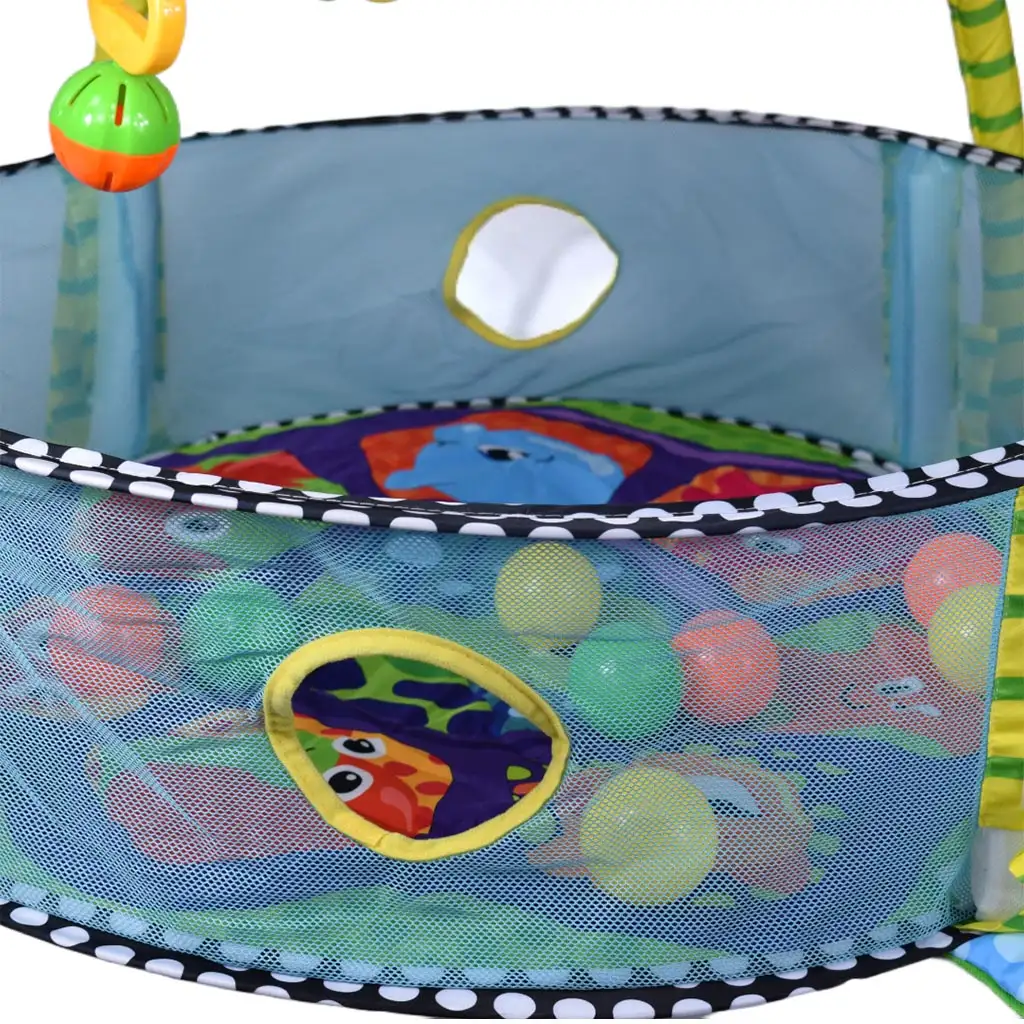 Schildkröten-Babypool mit Bällen und Zubehör 70x90cm kép 6