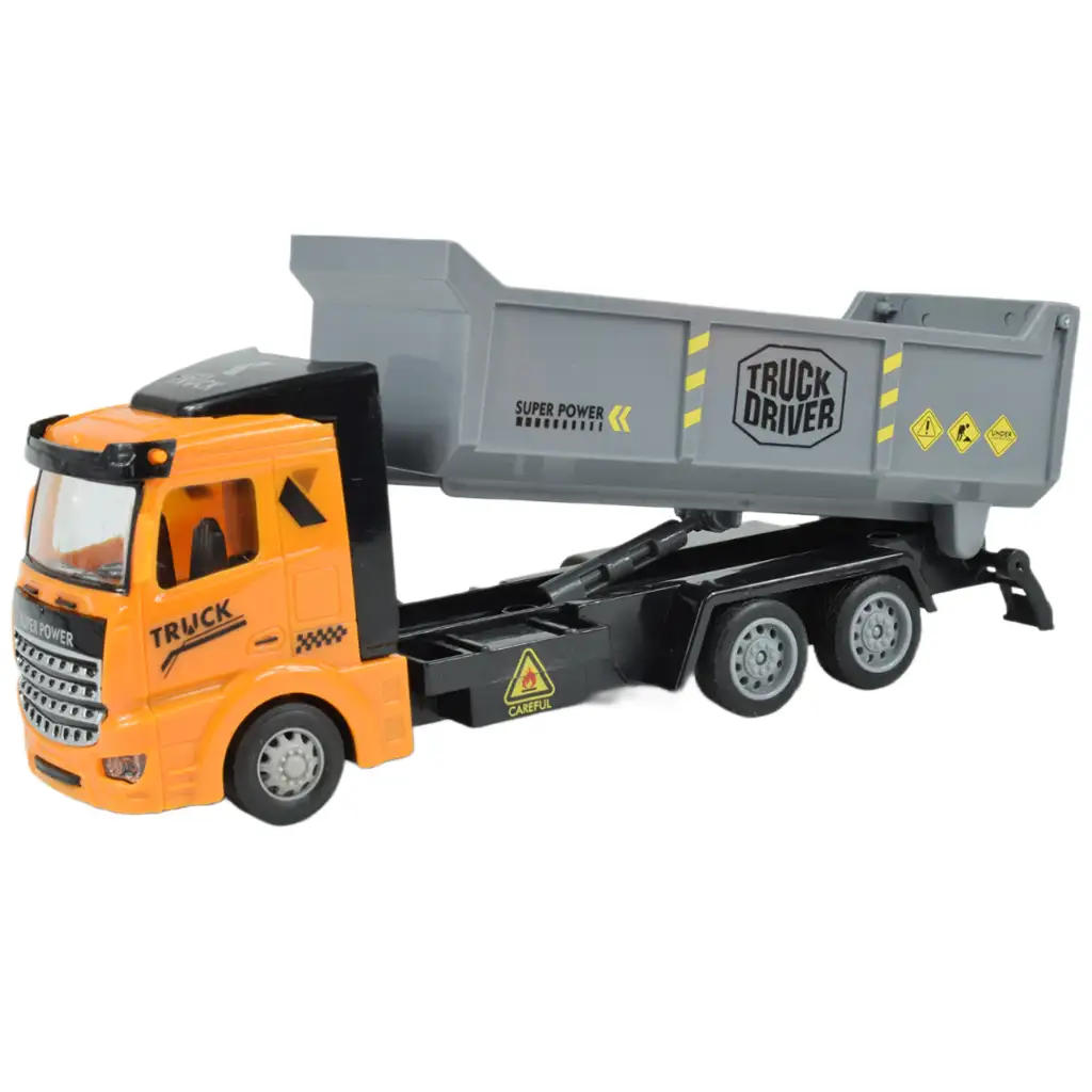 LKW-Fahrer: Schwungrad-Baustellen-LKW 3er-Set 19cm kép 2