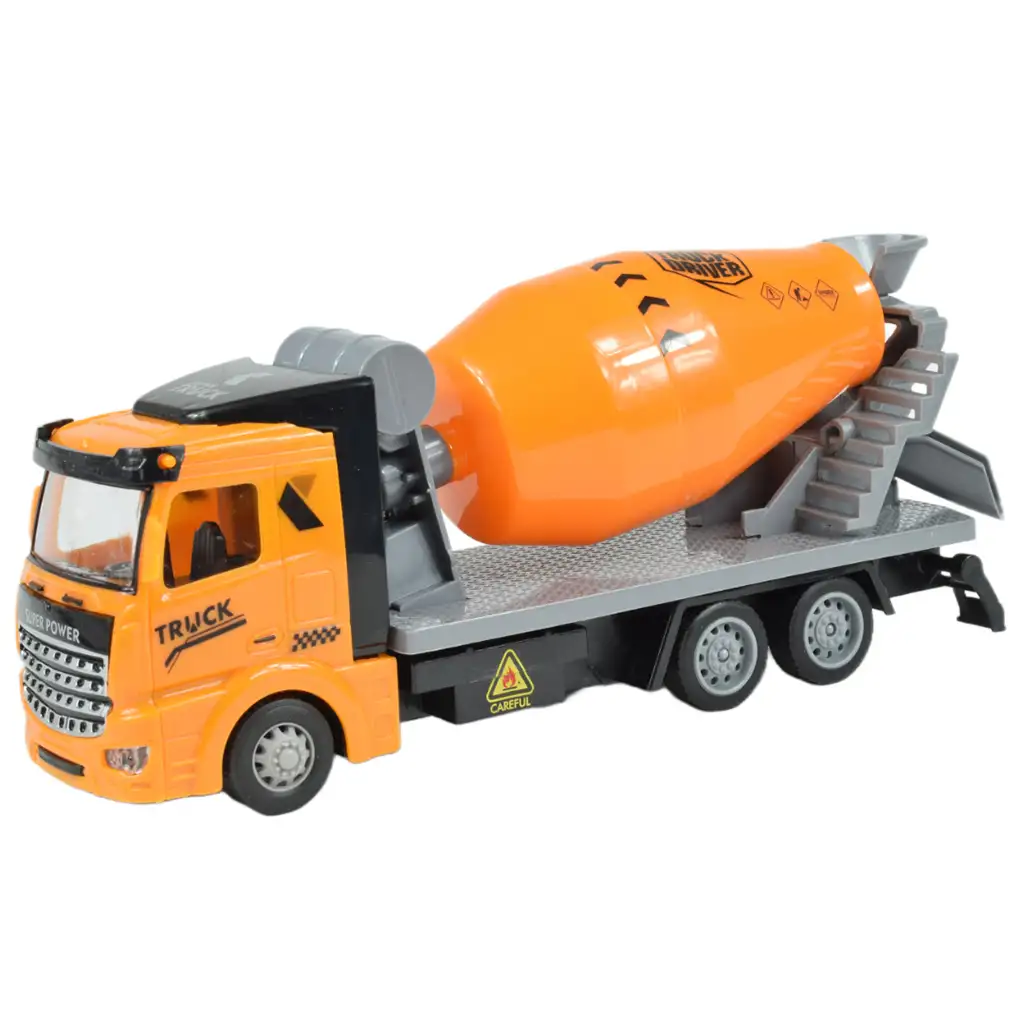 LKW-Fahrer: Schwungrad-Baustellen-LKW 3er-Set 19cm kép 3