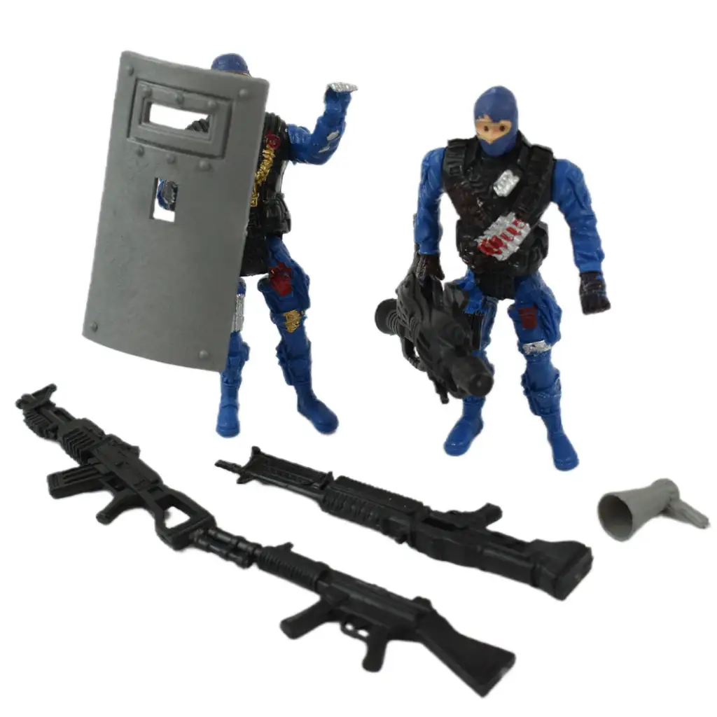Police Pioneer: Polizeiset mit Figuren und Waffen in zwei Varianten kép 2