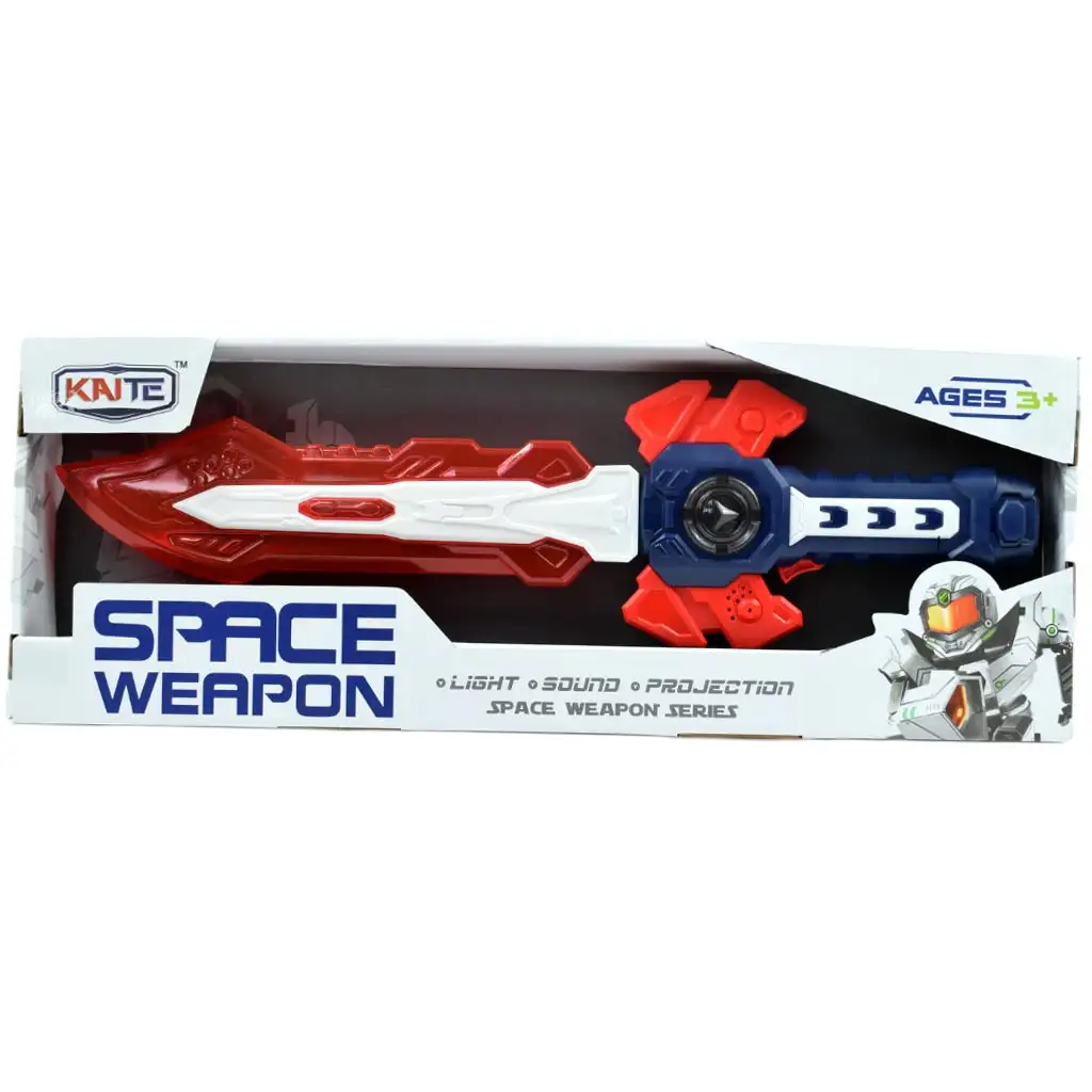 Space-Waffe: Elektrisches Schwert-Weltraumwaffe mit Licht und Ton 49cm kép 5