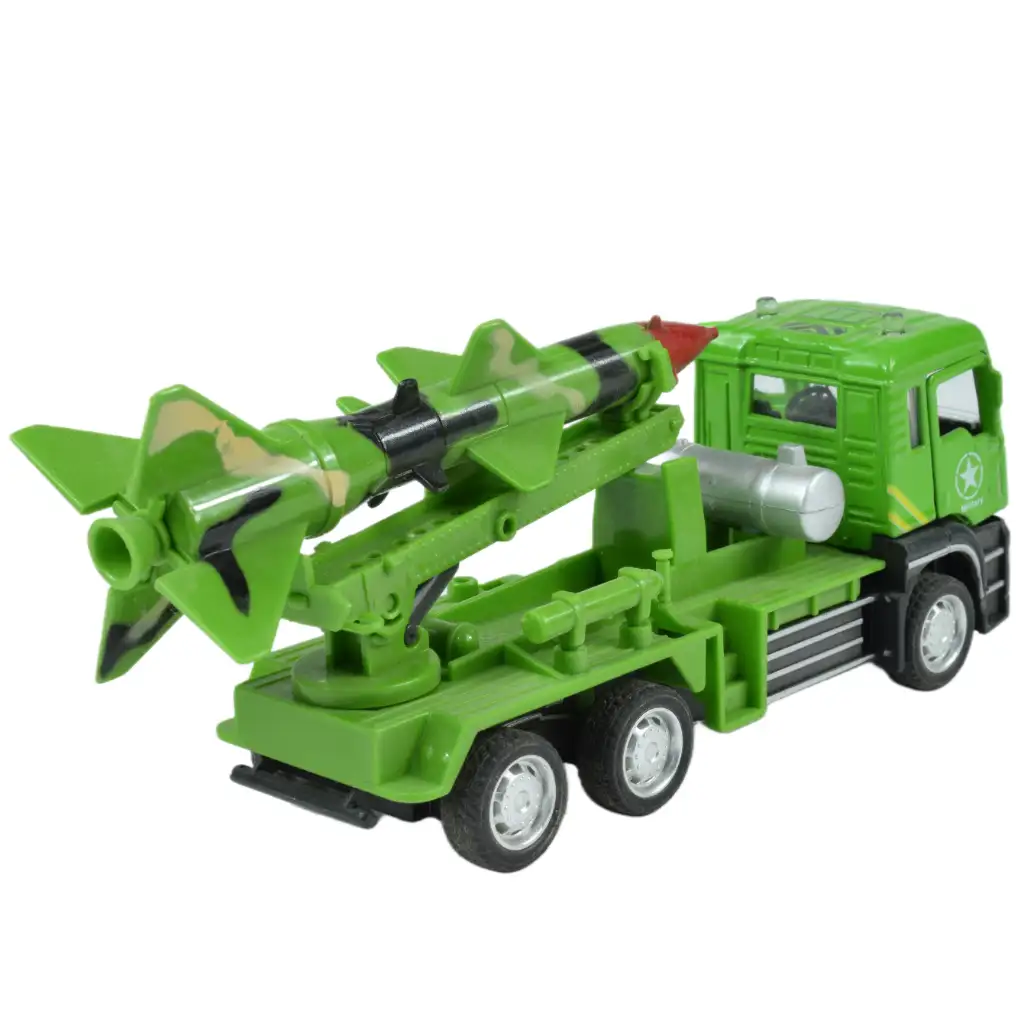 Militär-LKW: Rückziehbarer Militärlastwagen mit Rakete in zwei Varianten, 14 cm kép 4