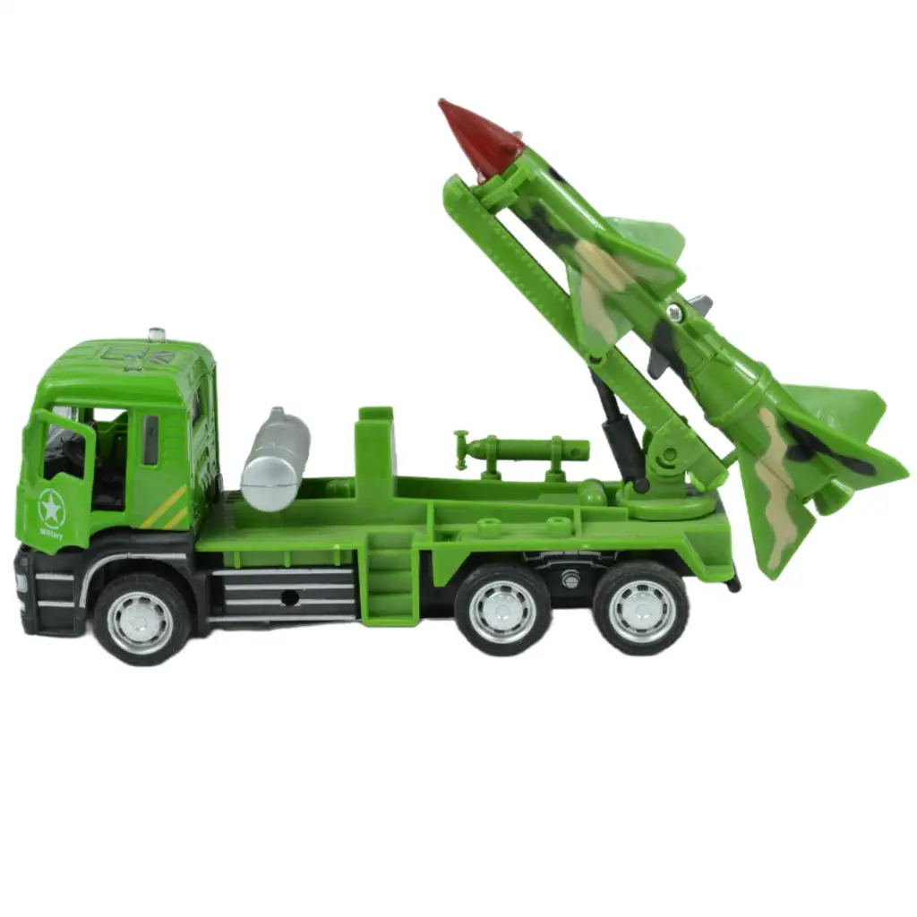 Militär-LKW: Rückziehbarer Militärlastwagen mit Rakete in zwei Varianten, 14 cm kép 3