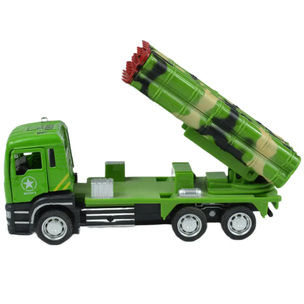 Militär-LKW: Rückziehbarer Militärlastwagen mit Rakete in zwei Varianten, 14 cm kép 6