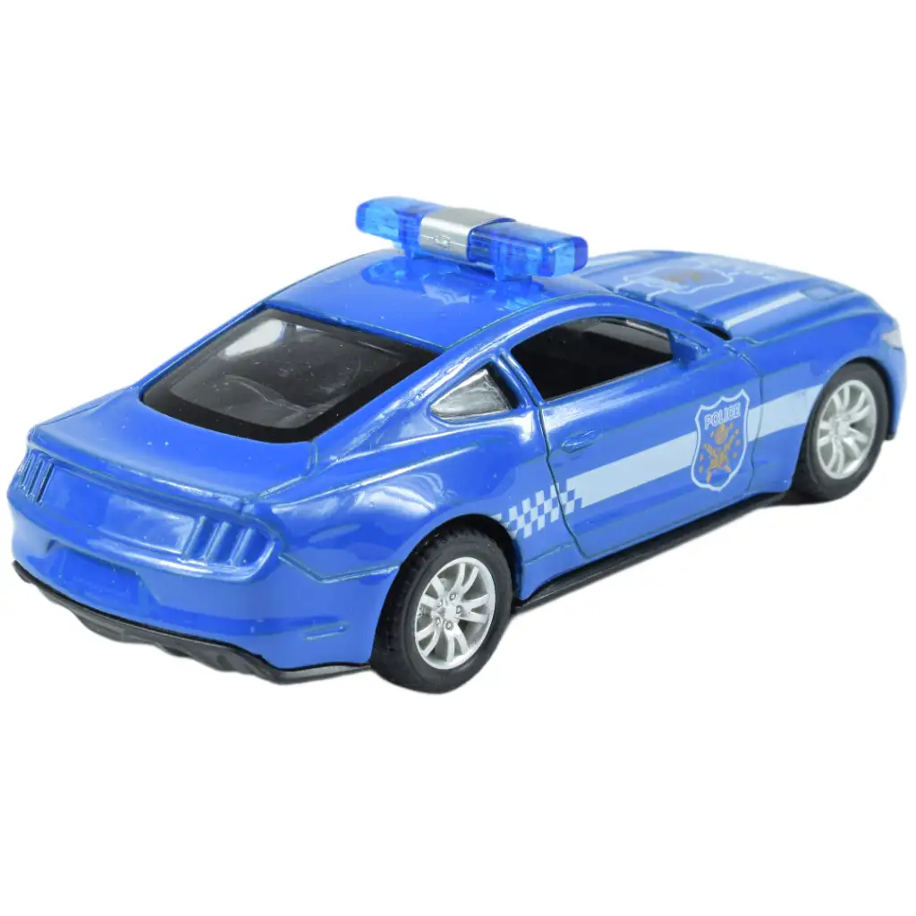 Polizeiautos: Rückziehbare Metall-Polizeiautos in verschiedenen Ausführungen, 11 cm, 1 Stück kép 3