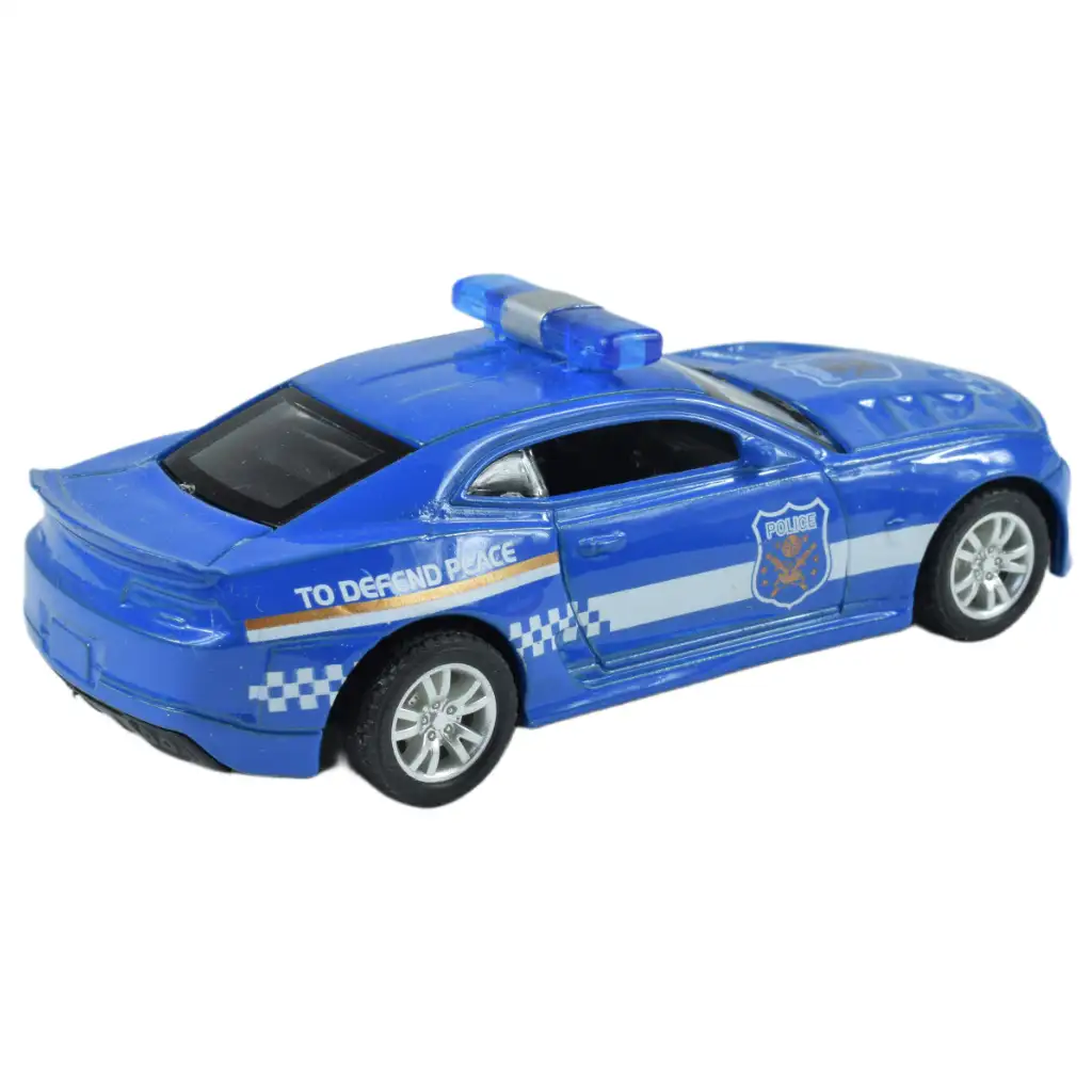 Polizeiautos: Rückziehbare Metall-Polizeiautos in verschiedenen Ausführungen, 11 cm, 1 Stück kép 5
