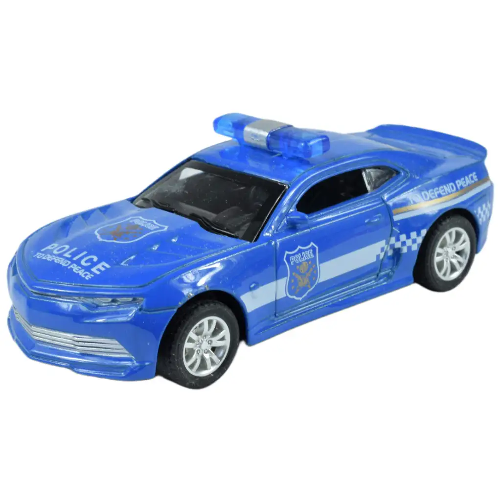 Polizeiautos: Rückziehbare Metall-Polizeiautos in verschiedenen Ausführungen, 11 cm, 1 Stück kép 4