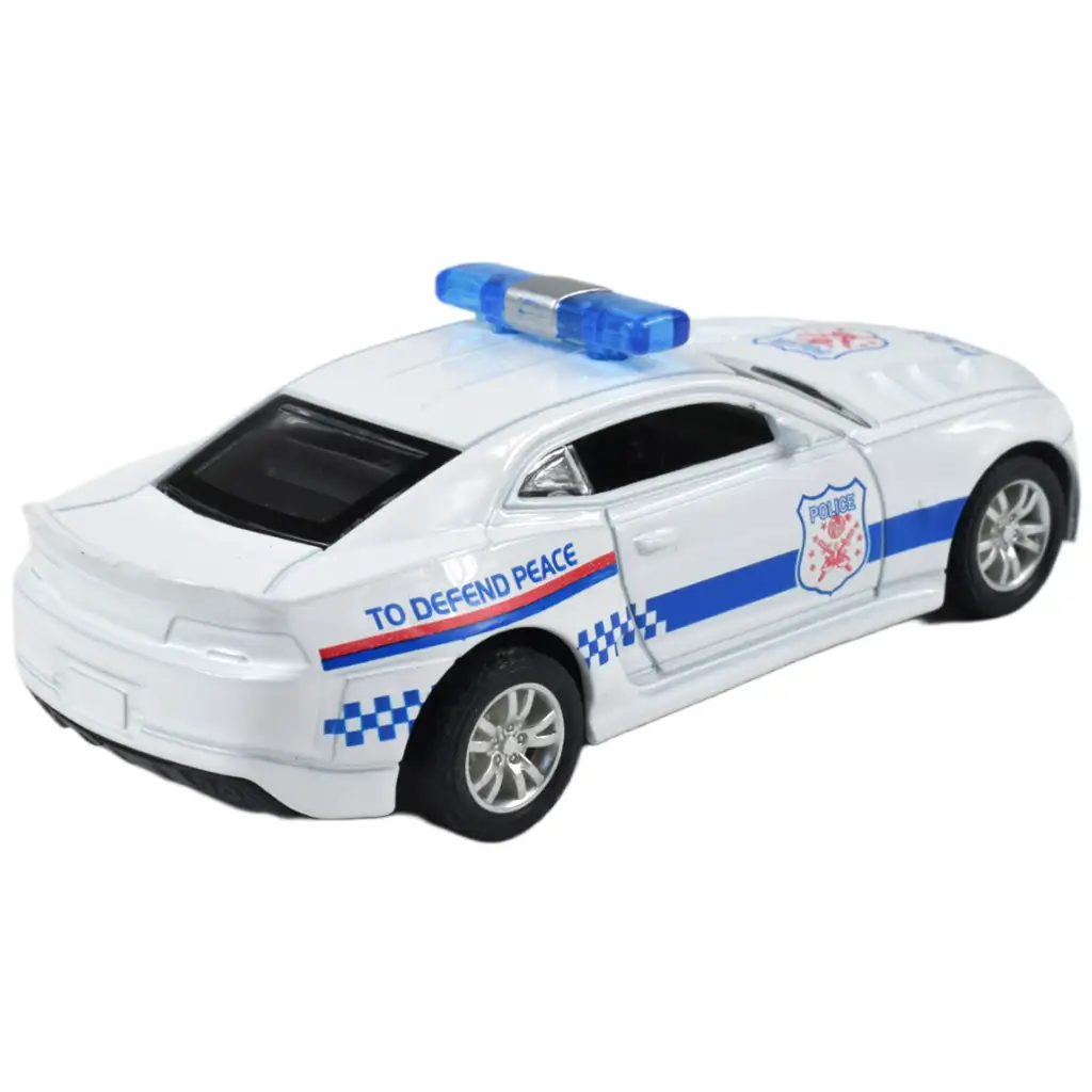 Polizeiautos: Rückziehbare Metall-Polizeiautos in verschiedenen Ausführungen, 11 cm, 1 Stück kép 7