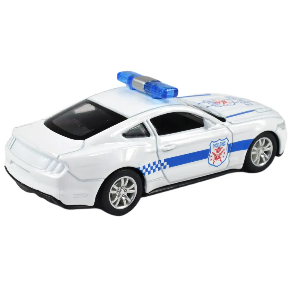 Polizeiautos: Rückziehbare Metall-Polizeiautos in verschiedenen Ausführungen, 11 cm, 1 Stück kép 9