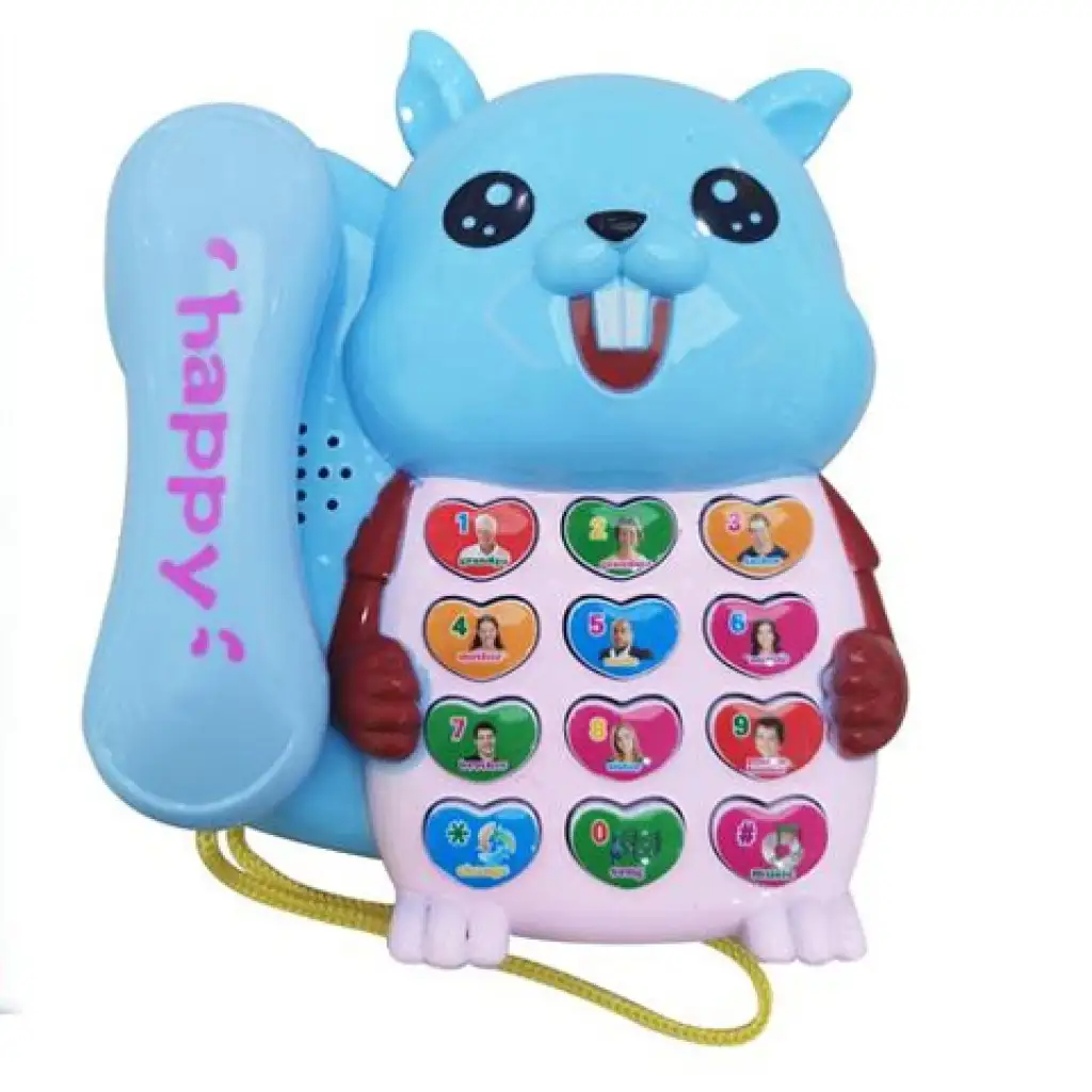 Eichhörnchen-Telefon mit Licht und Ton in mehreren Varianten kép 2