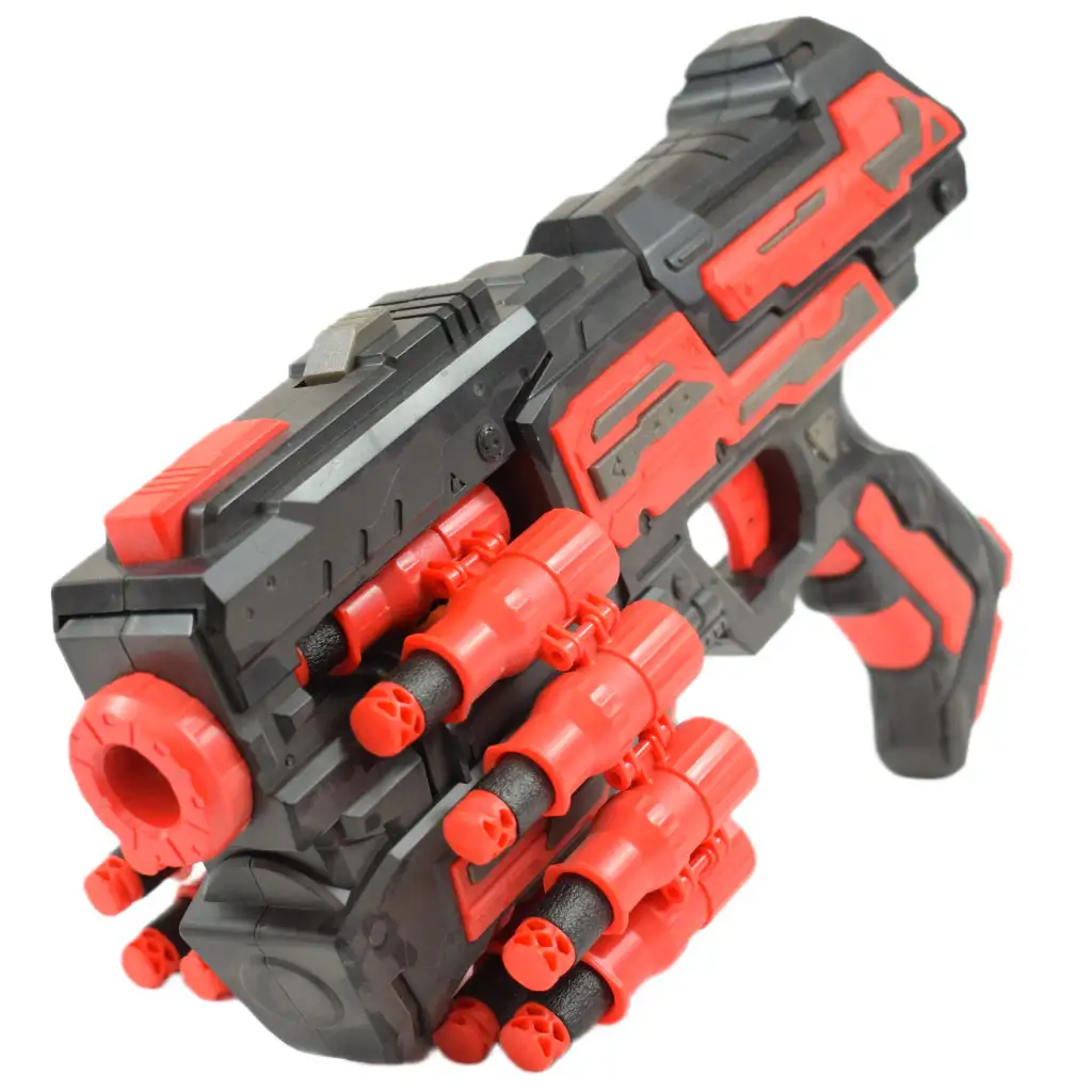 Rattle Belt Track Pro: Schaumstoffschusswaffe mit Magazin und Munition, Schussweite 18 Meter kép 3