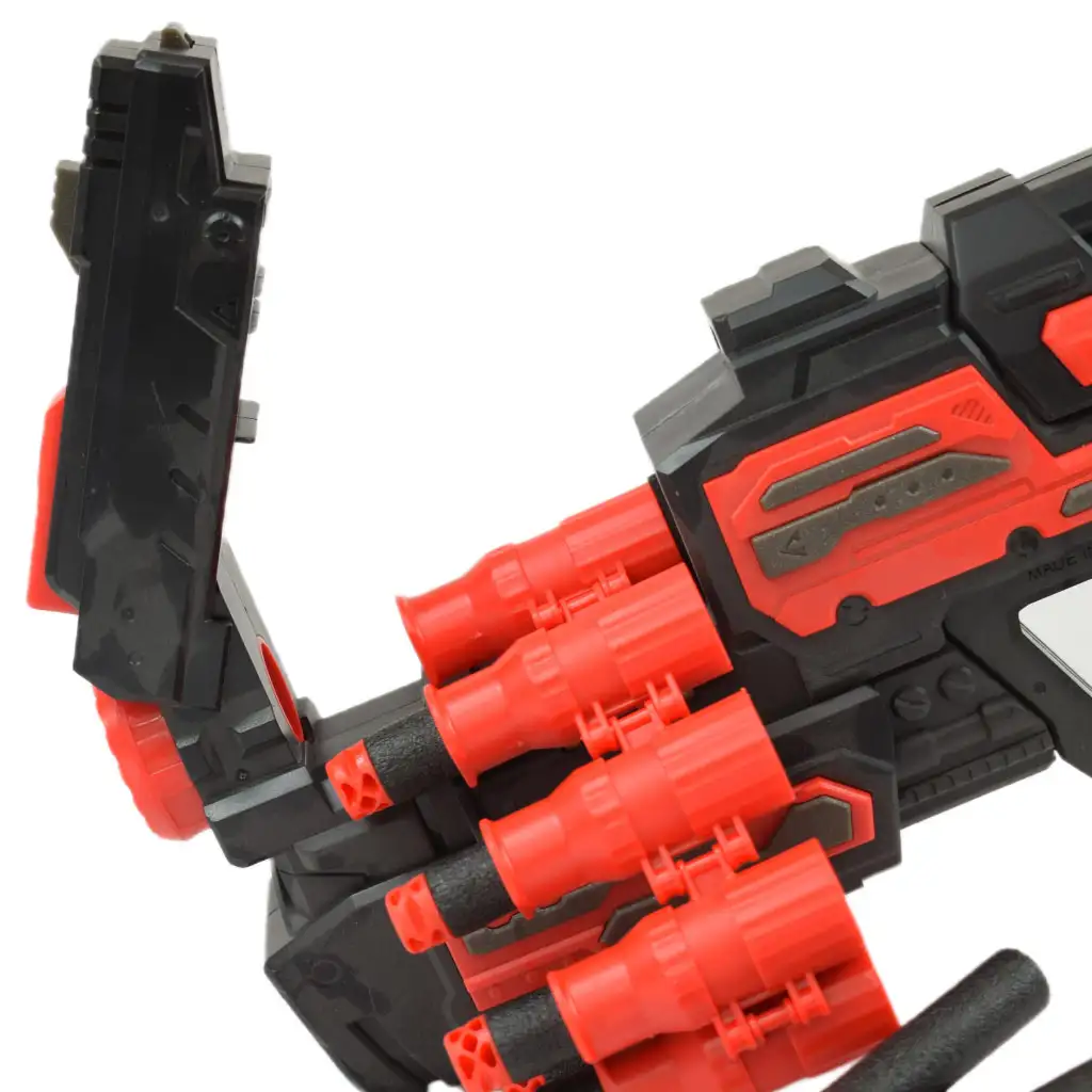 Rattle Belt Track Pro: Schaumstoffschusswaffe mit Magazin und Munition, Schussweite 18 Meter kép 7