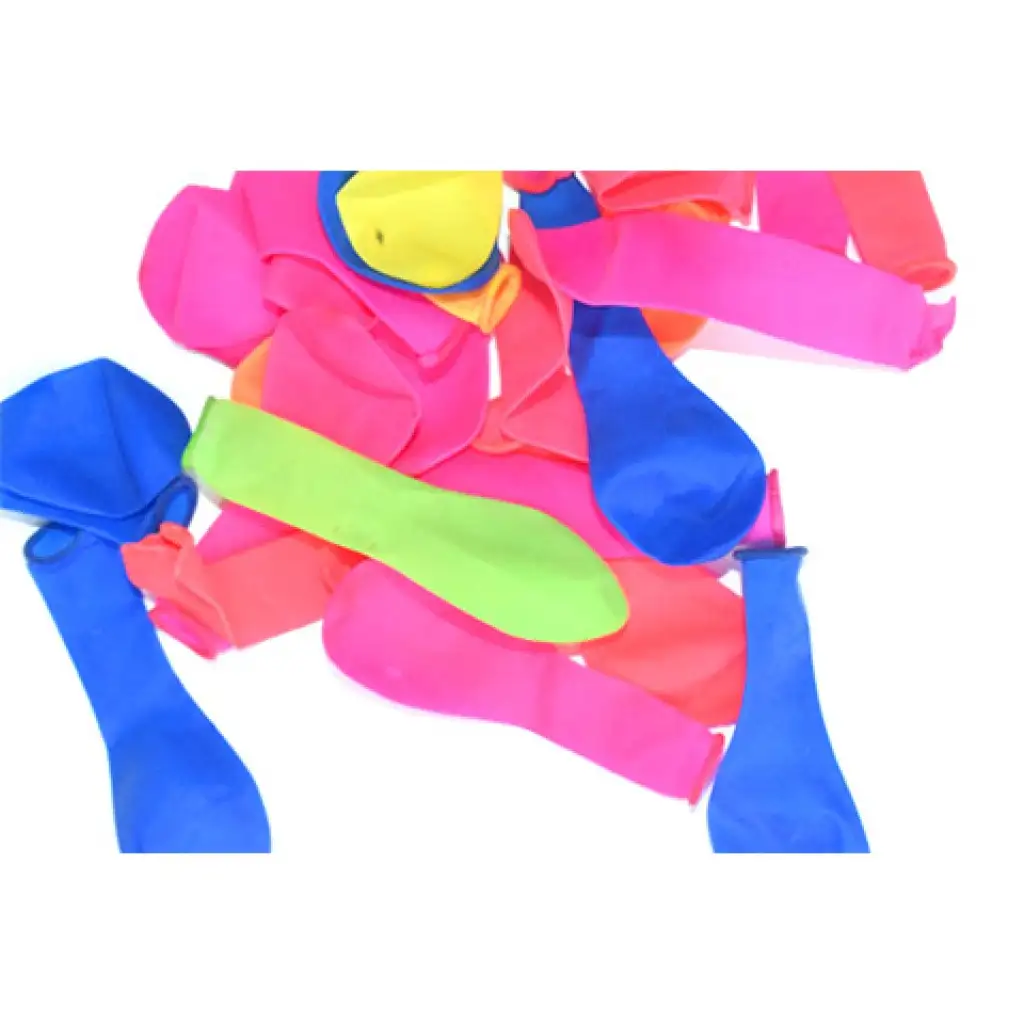 100-teiliges Neon-Wasserbomben-Set mit am Wasserhahn befestigbarem Adapter kép 2