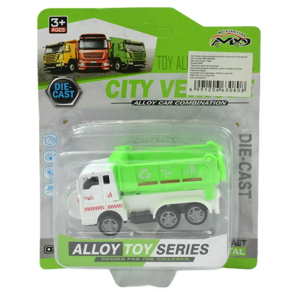 City Vehicle: Müllabfuhrfahrzeug in verschiedenen Varianten 1 Stück kép 5