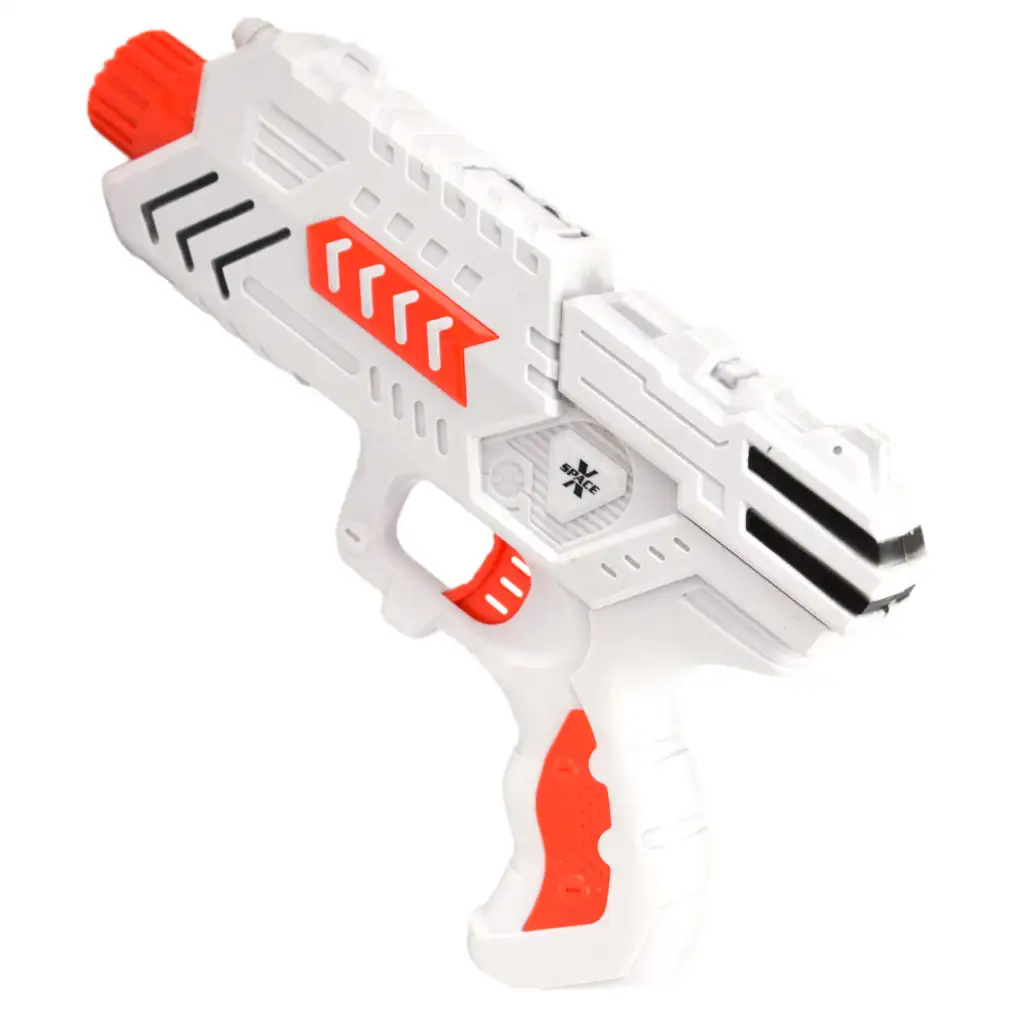 Space Wars: Schaumstoffpistole mit drehbarer Zielscheibe und Munition kép 4