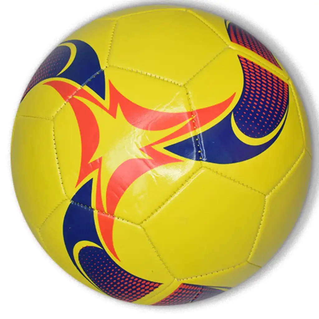 Kunstleder-Fußball mit lebhaften Farben in vier verschiedenen Farben, 23 cm kép 3