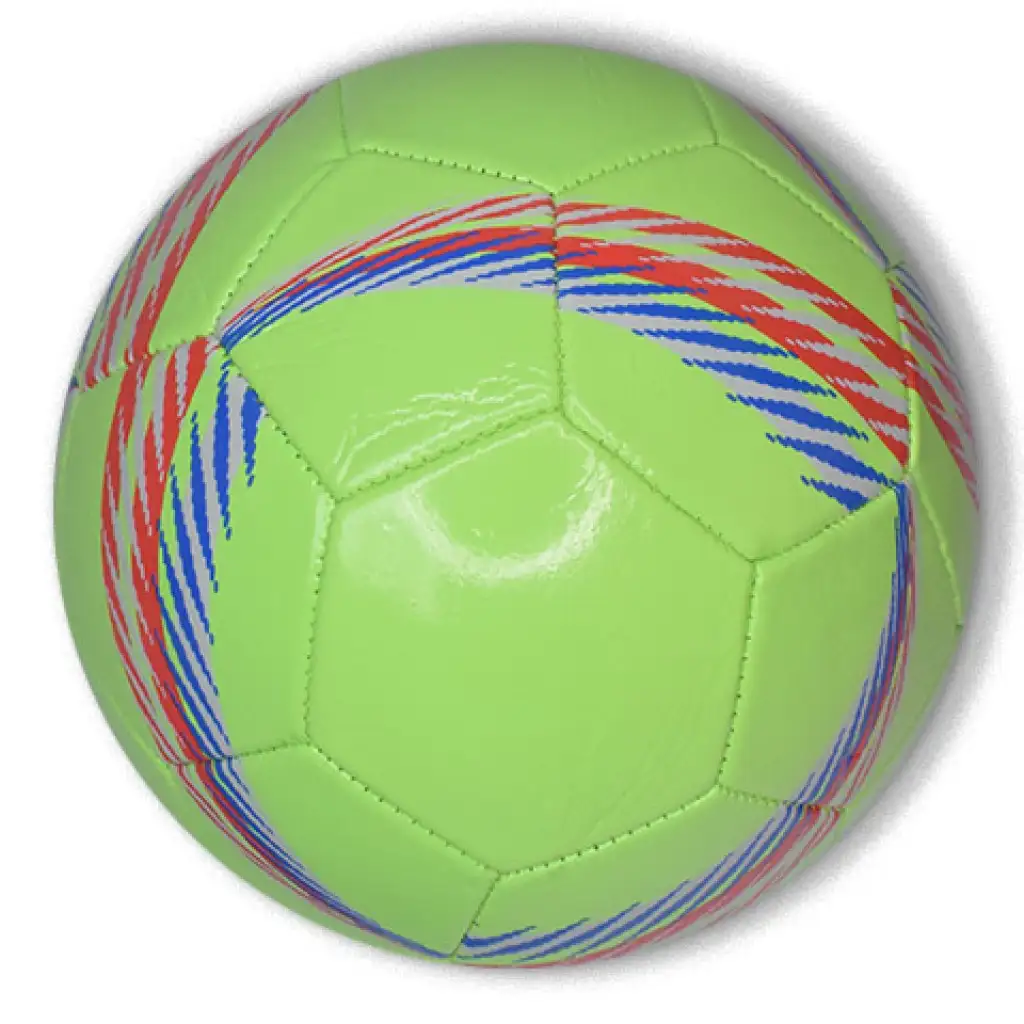 Kunstleder-Fußball mit lebhaften Farben in vier verschiedenen Farben, 23 cm kép 2