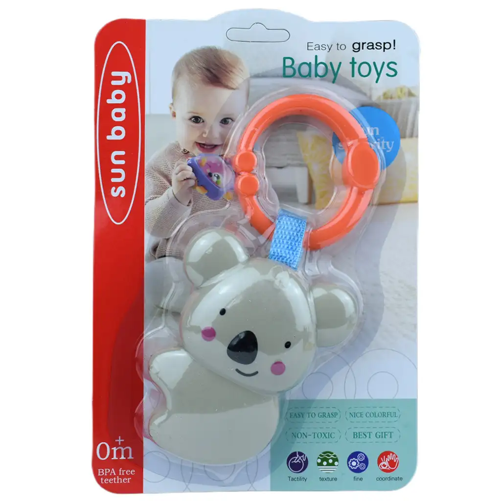 Sun Baby: Fröhlicher Koala BPA-freie Babyrassel kép 3