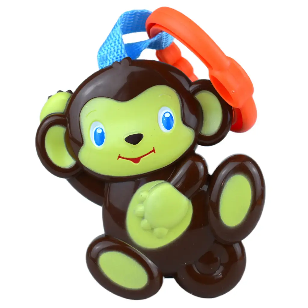 Sun Baby: Fröhlicher Affe BPA-freie Babyrassel kép 2